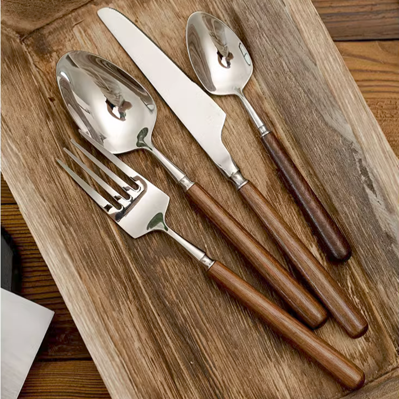 Chateau Rosewood Cutlery Set