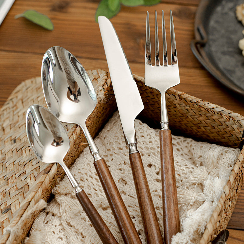 Chateau Rosewood Cutlery Set