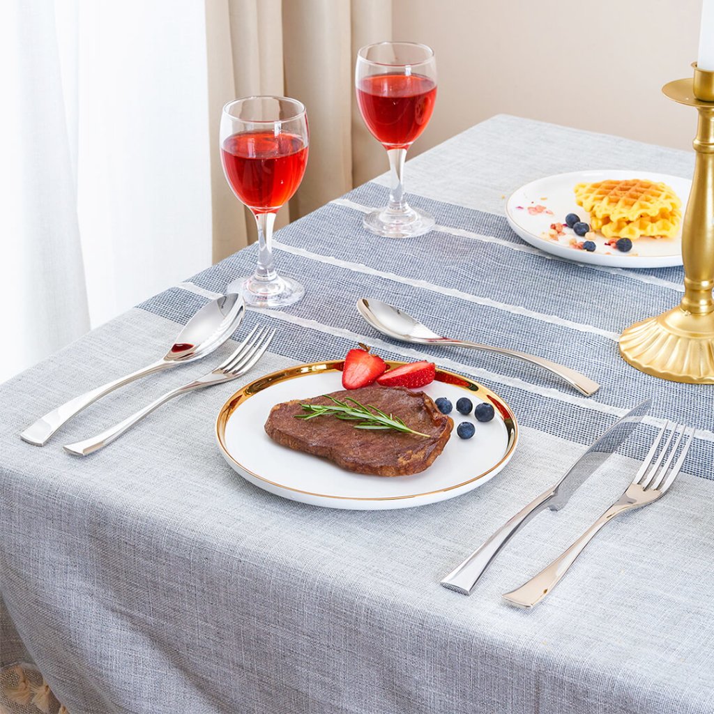 Jet Silver Cutlery Set