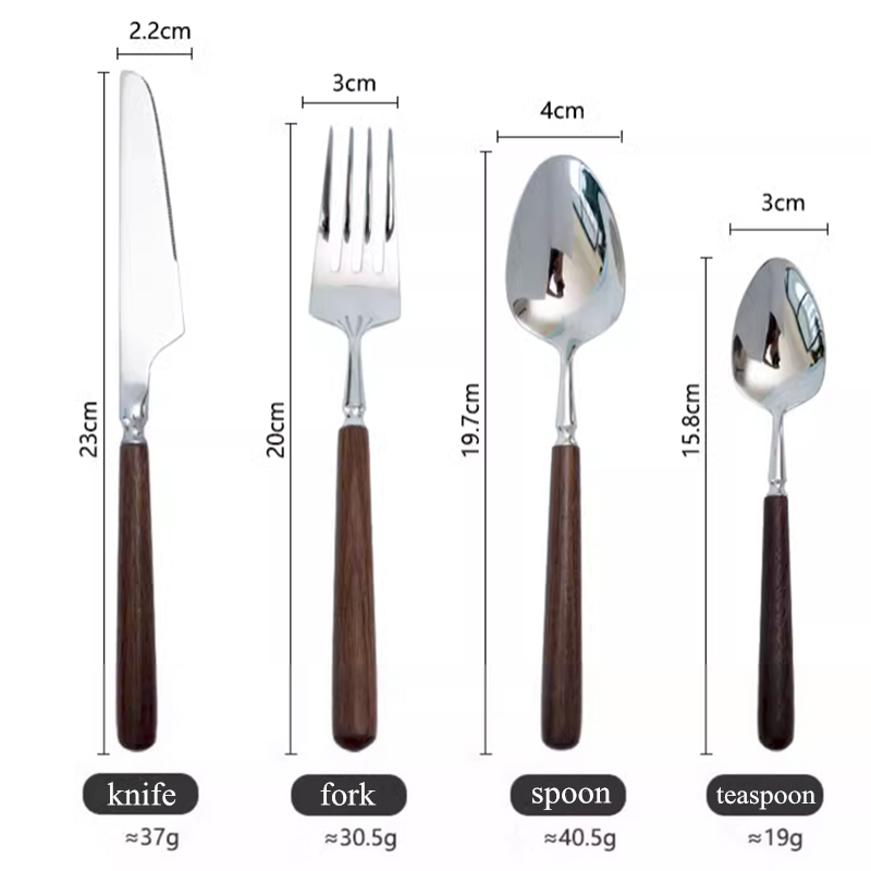 Chateau Rosewood Cutlery Set