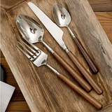 Load image into Gallery viewer, Chateau Rosewood Cutlery Set