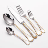 Load image into Gallery viewer, Selena Gold Edge Luxury Cutlery Set