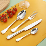 Load image into Gallery viewer, Selena Gold Edge Luxury Cutlery Set