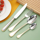 Load image into Gallery viewer, Selena Gold Edge Luxury Cutlery Set