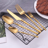 Load image into Gallery viewer, Serena Gold Cutlery Set