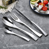 Load image into Gallery viewer, Jet Silver Cutlery Set