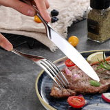 Load image into Gallery viewer, Jet Silver Cutlery Set