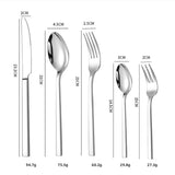 Load image into Gallery viewer, Elysian Silver Luxury Cutlery Set